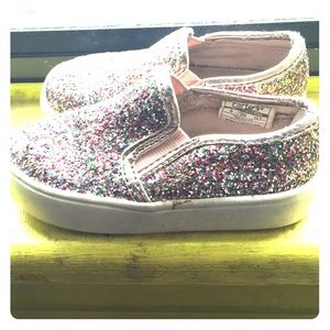 Toddler glitter shoes